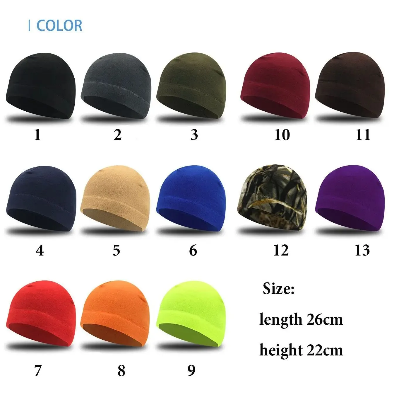 2023 New Unisex Windproof Polar Fleece Warm Beanie Hat Cap Male Winter Ski Cycling Cap Hat For Womenkullies Hip Hop Hats