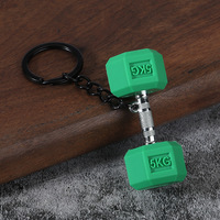 Creative Sports Fitness Mini Kettle Key Chain Backpack Pendant Couple Car Keychains Bag Hanging Gift Wholesale