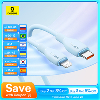 Baseus USB C Cable For IPhone 14 13 12 11 pro Max XS 20W Fast Charging Cable Type C Date Wire For iPad Macbook TPE
