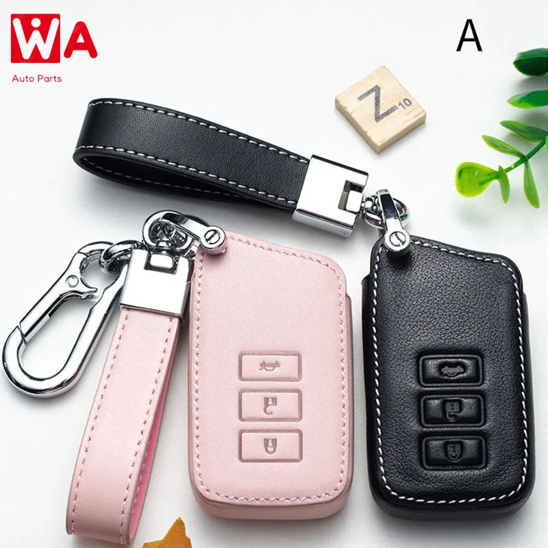 

Leather Car Key Cover Key Case For Lexus NX GS RX IS ES GX LX RC 200 250 350 LS 450H 300H Keychain Keyring Auto Key Covers