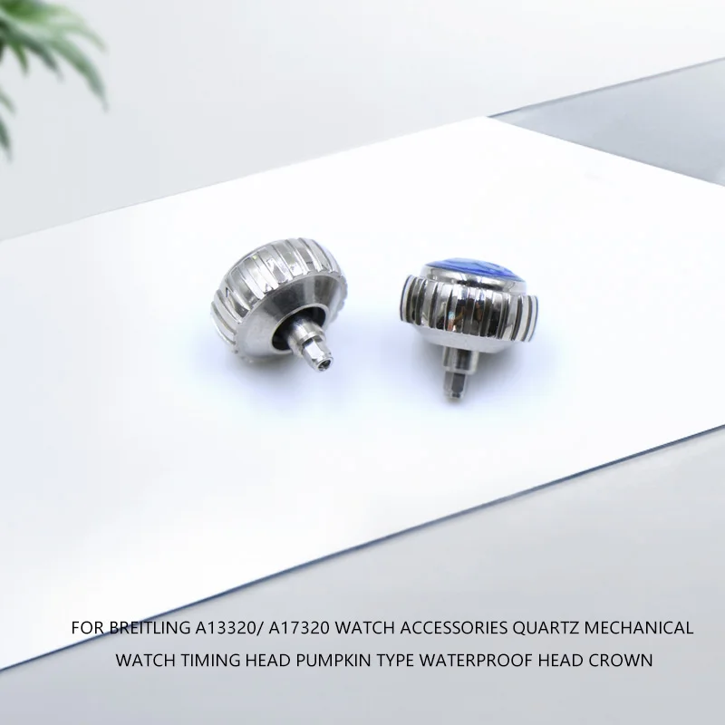 For Breitling A13320/ A17320 Watch Accessories Quartz Mechanical  Watch Timing Head Pumpkin Type Waterproof Head Crown