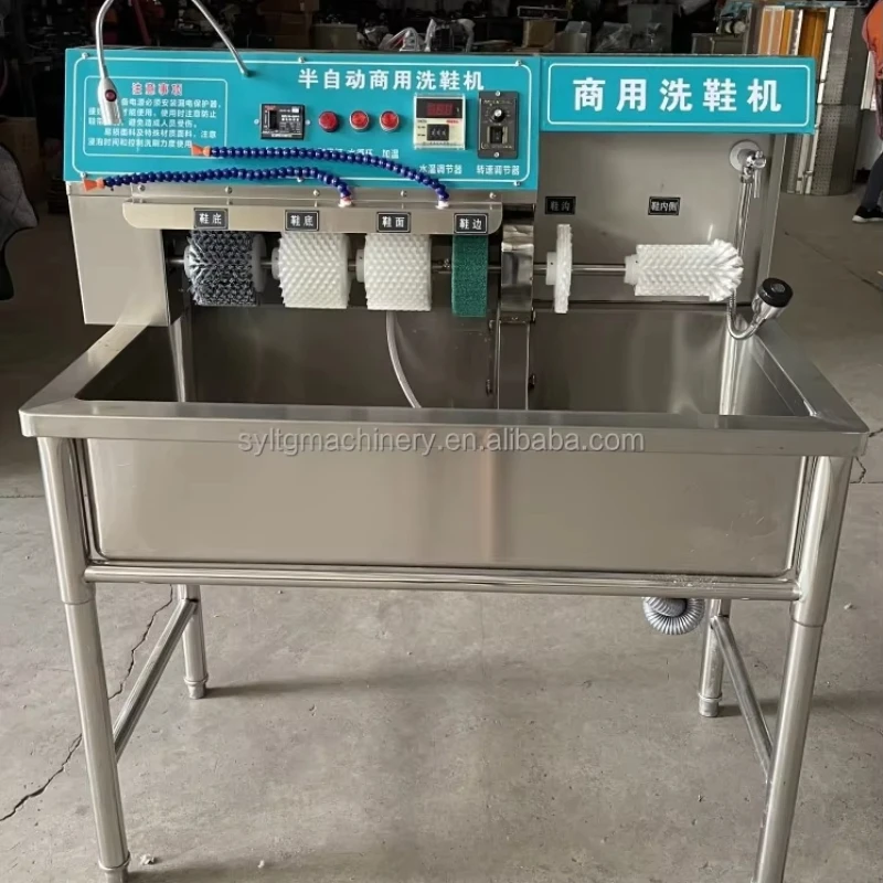 

Коммерческая стиральная машина для обуви, парусиновая стиральная машина для чистки теннисной обуви из нержавеющей стали, стиральная машина для обуви с одним слотом