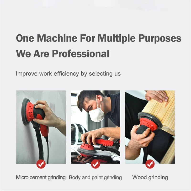 High Quality Luxury Multifunctional Sander 6inch Electric Car Polisher High Efficient Auto Waxing Polishing Machine