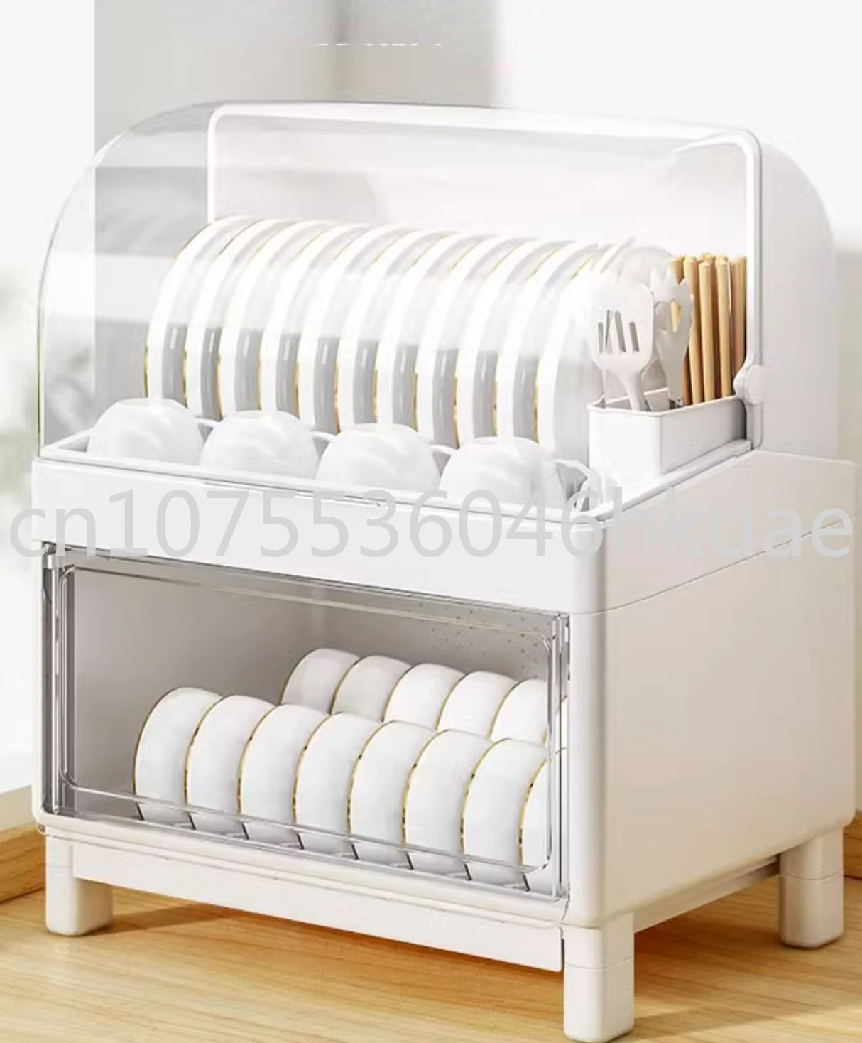 

Bowl and Plate Storage Rack Bowl and Chopsticks Storage Box Bowl Cabinet Large Capacity Kitchen Drainage Rack