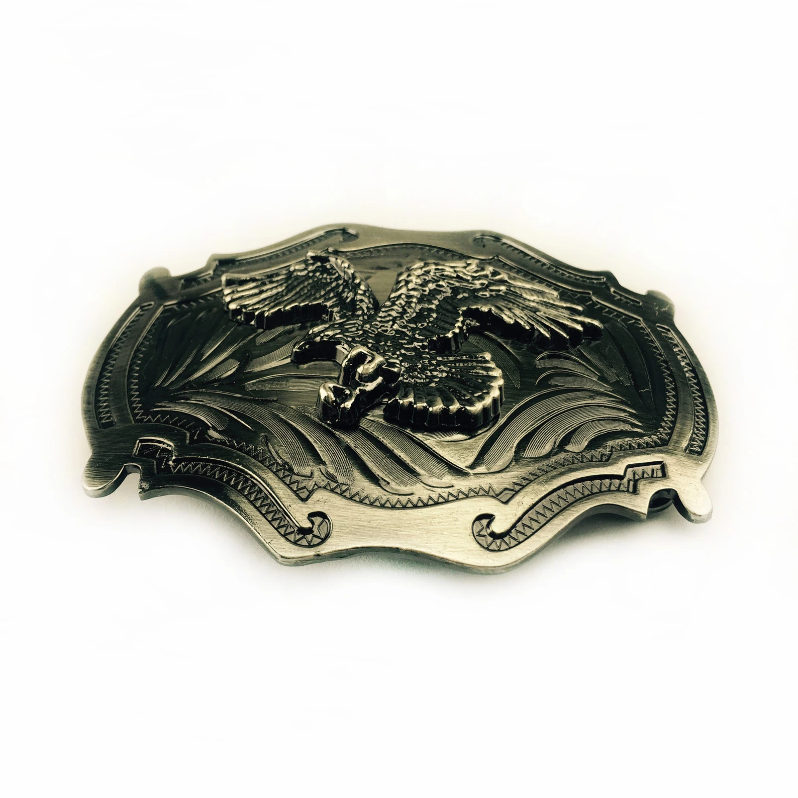 WesBuck Brand Cool Eagle Metal Vintage Belt Buckle Handmade Homemade Accessories Waistband DIY Western Cowboy Rock Style