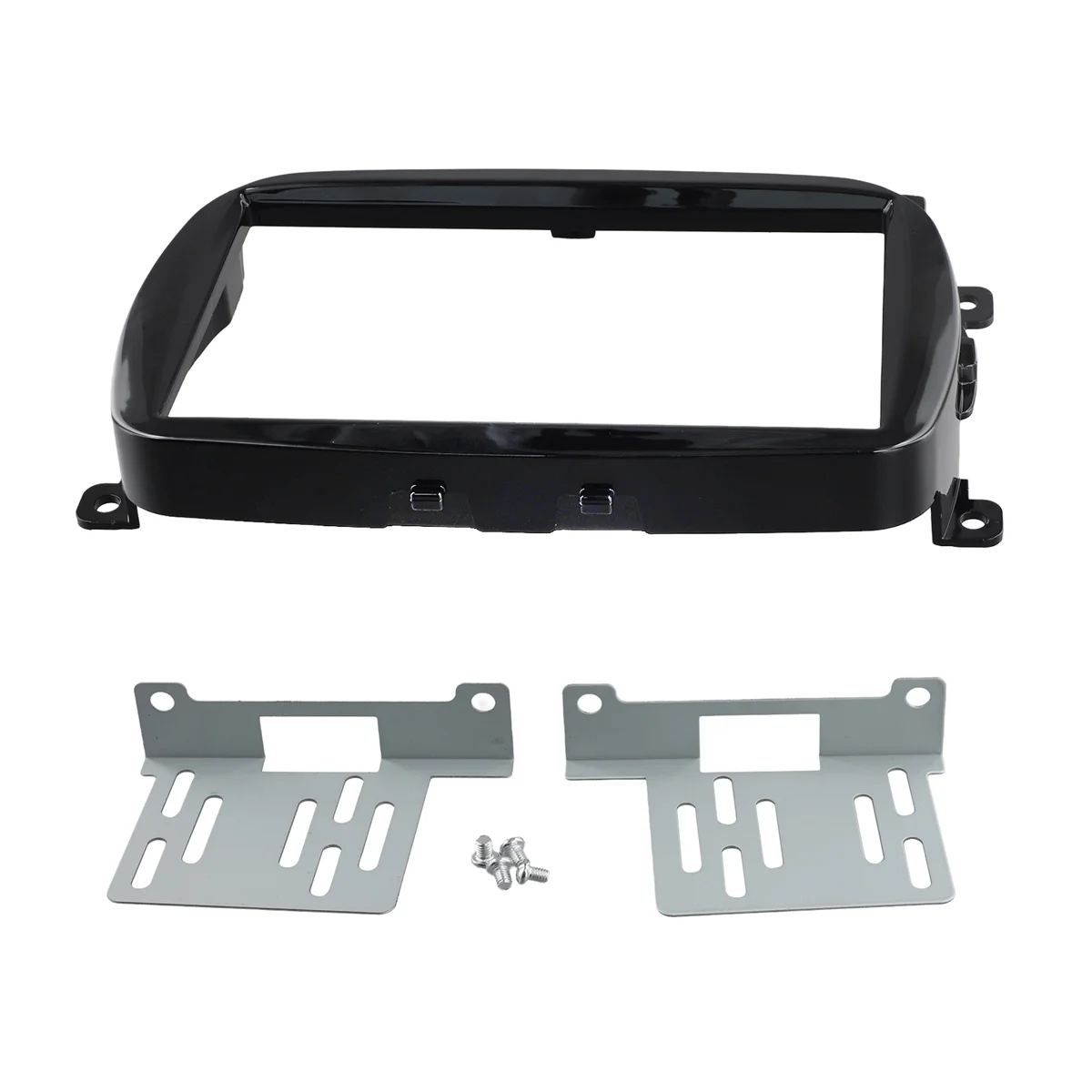 # 39I قطع غيار وإكسسوارات السيارات، إطار راديو السيارة لشركة فيات 500 2015 Android Big Screen Dask Kit، أسود #5