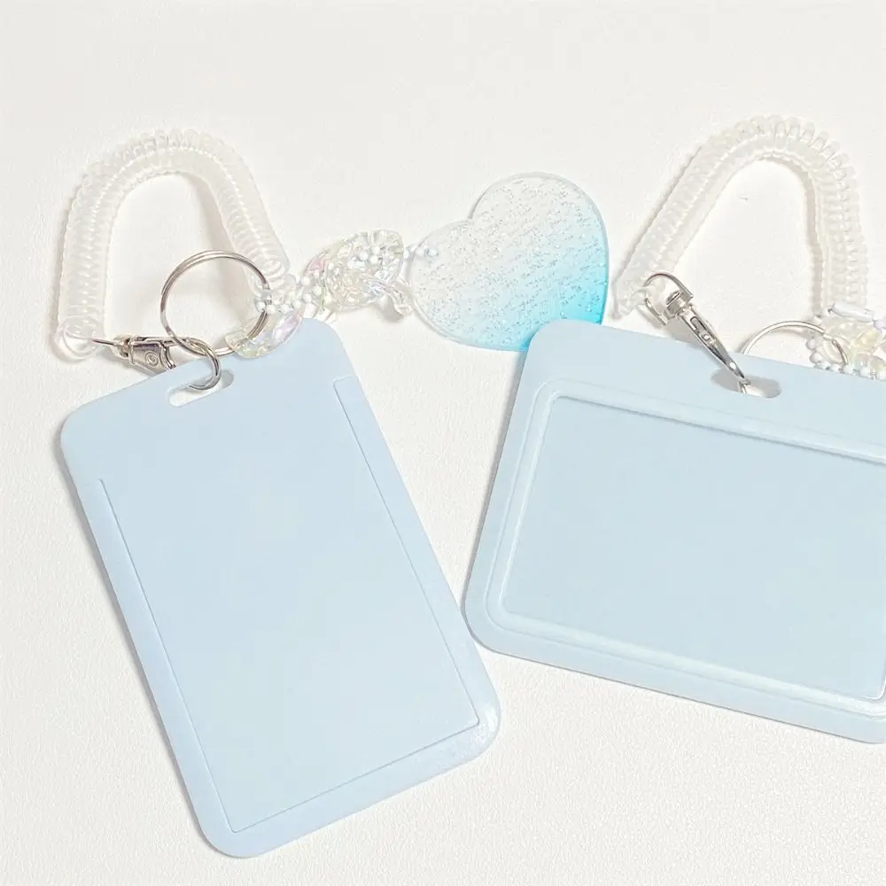 جديد حامل بطاقة الجمال العالية عمودي الحب التدرج حاملي بطاقات الائتمان فلاش الوردي غطاء بطاقة الحافلة حالة حافلة الطالب