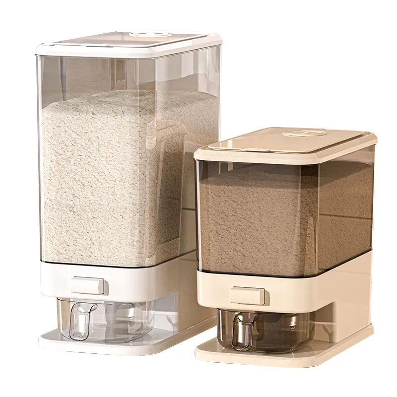 New Large-capacity Pressed Rice Flour Grain Storage Box Household Insect-proof And Moisture-proof Food-grade Sealed Tank