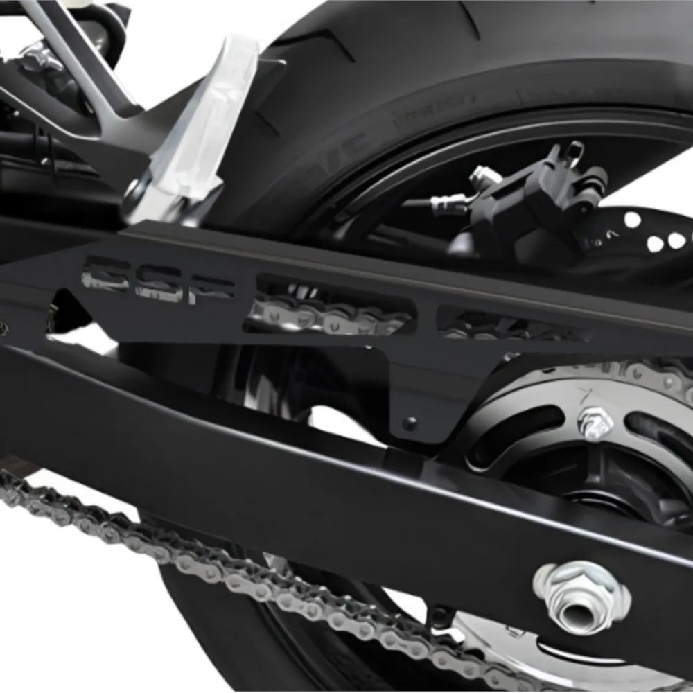 Untuk SUZUKI GSF 600 Bandit S 1200 1250 aksesori motor pelindung rantai roda Aluminium Slide Sprocket penjaga rantai