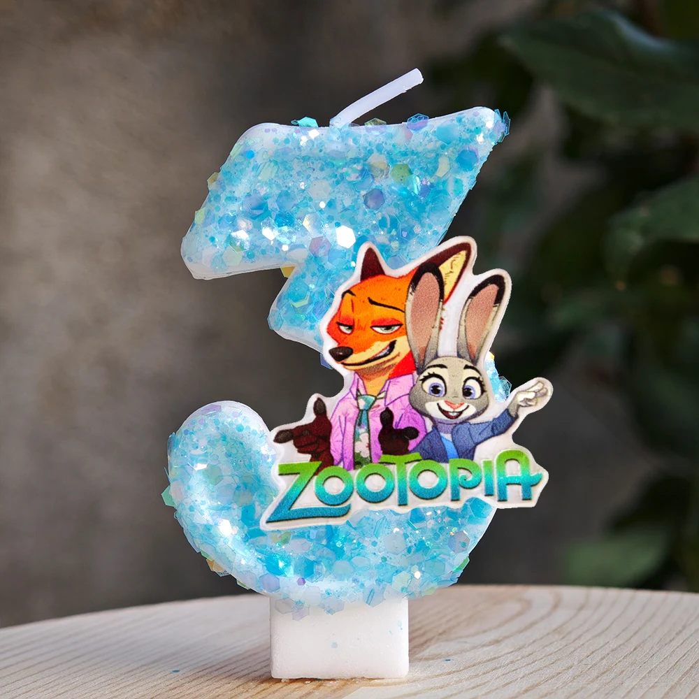 Świeczki do tortu z motywem Zo – Zootopia Party Games recenzja i cena