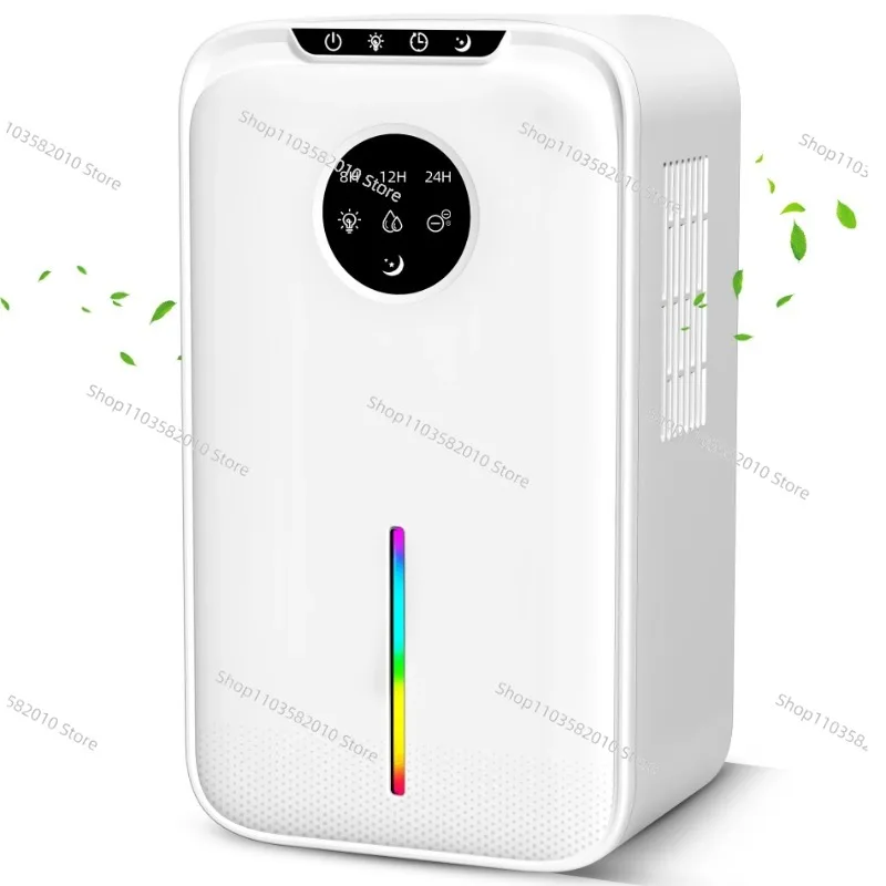 300mL/D Silent Semiconductor Dehumidifier, Household Small Dehumidifier for Bedroom Indoor Moisture Absorber