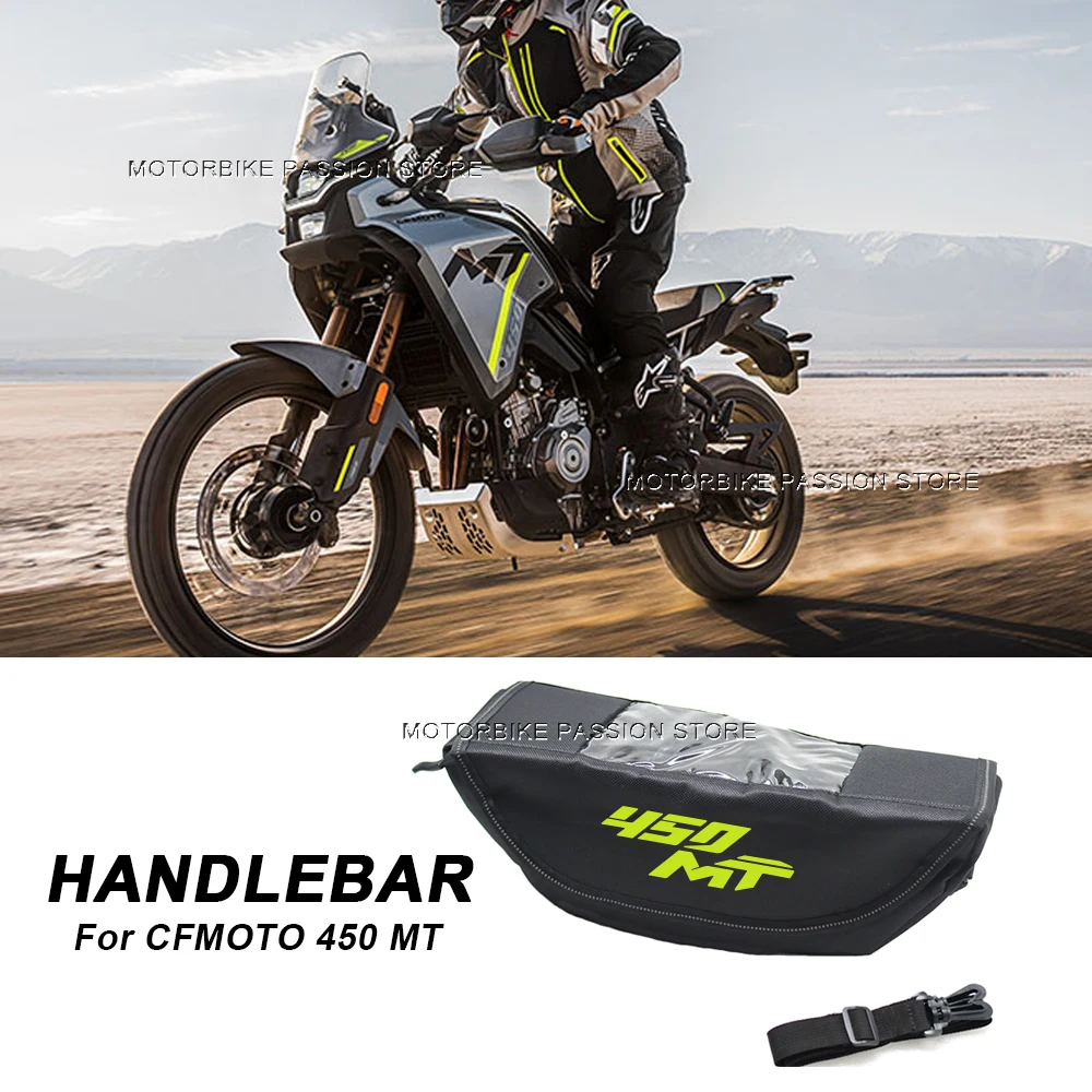 

450MT аксессуар для мотоцикла, водонепроницаемая и пылезащитная сумка для хранения на руле, навигационная сумка для CFMOTO 450 MT cf moto 450mt 450 MT