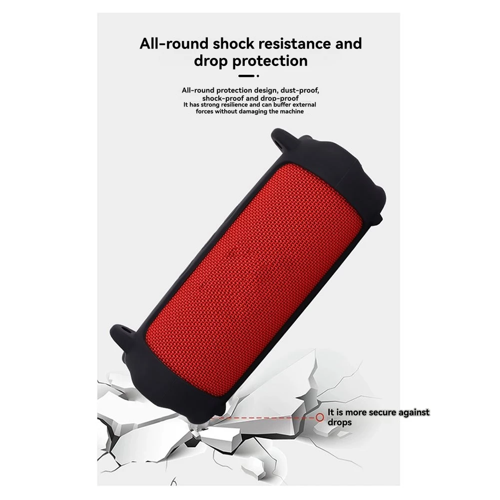 -A96Z Bluetooth Speaker Silicone Case For  Flip 7 Portable Scratch Shock Resistant Cover