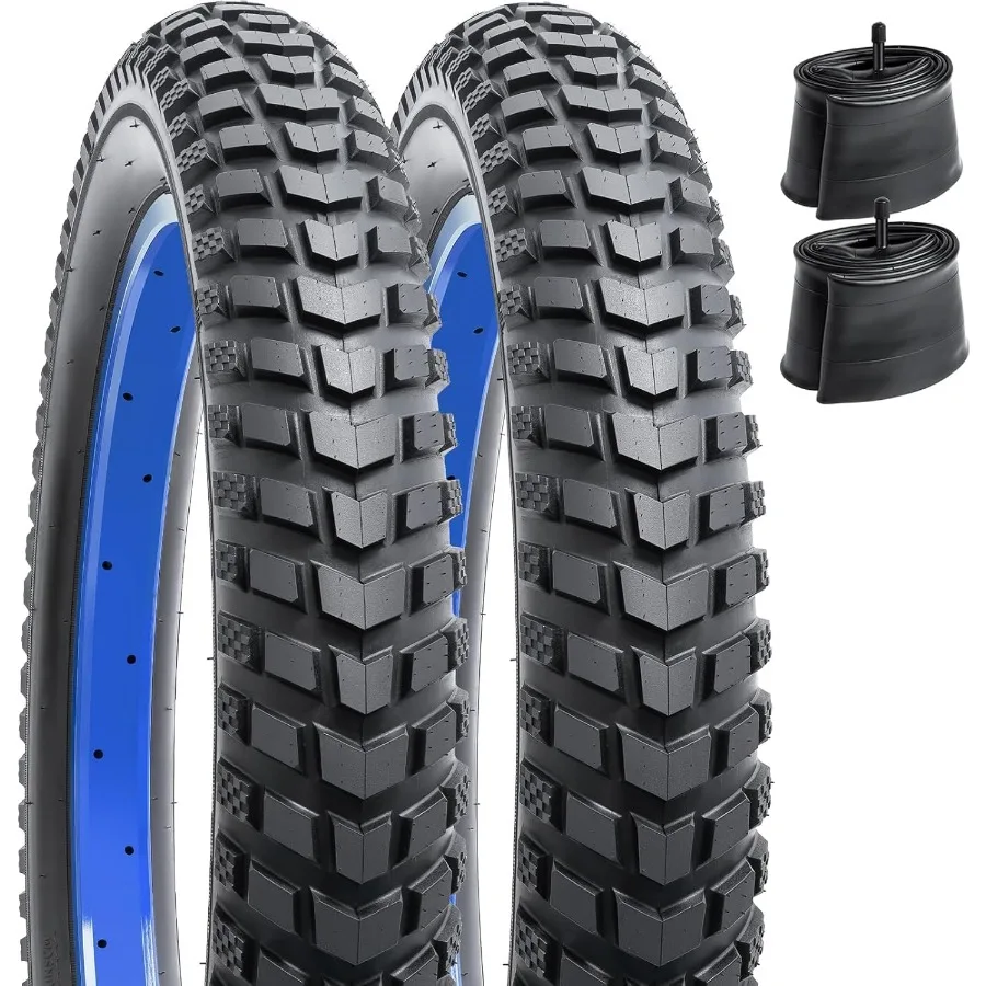 

2-PCS 20 Fat E-Bike Tires 20x3.0/76-406 Compatible with Electric Bike 20 x 3.0 20X3 All-Terrain Directional Tread Bicycle Tires