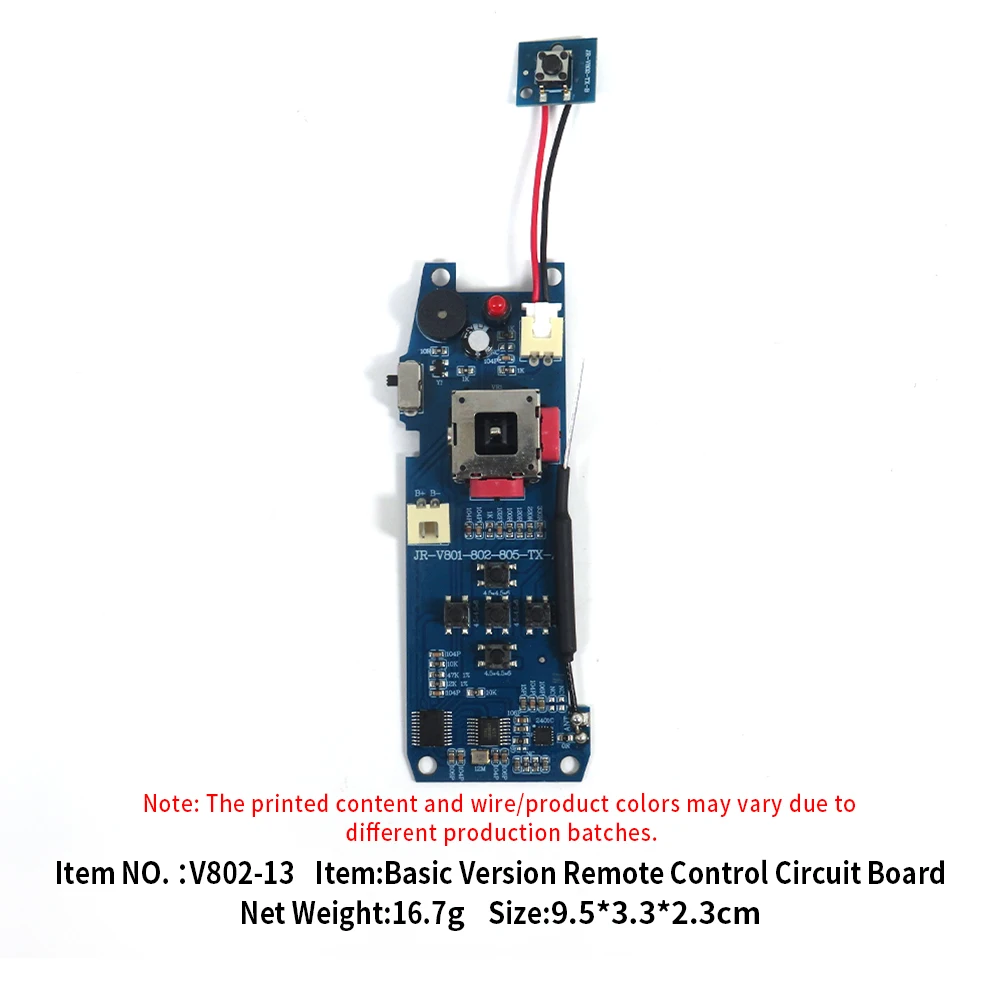 Flytec-Juego de placa de circuito Original oficial V802, juego de placa de transmisión receptora, piezas de repuesto para barco de cebo de pesca RC
