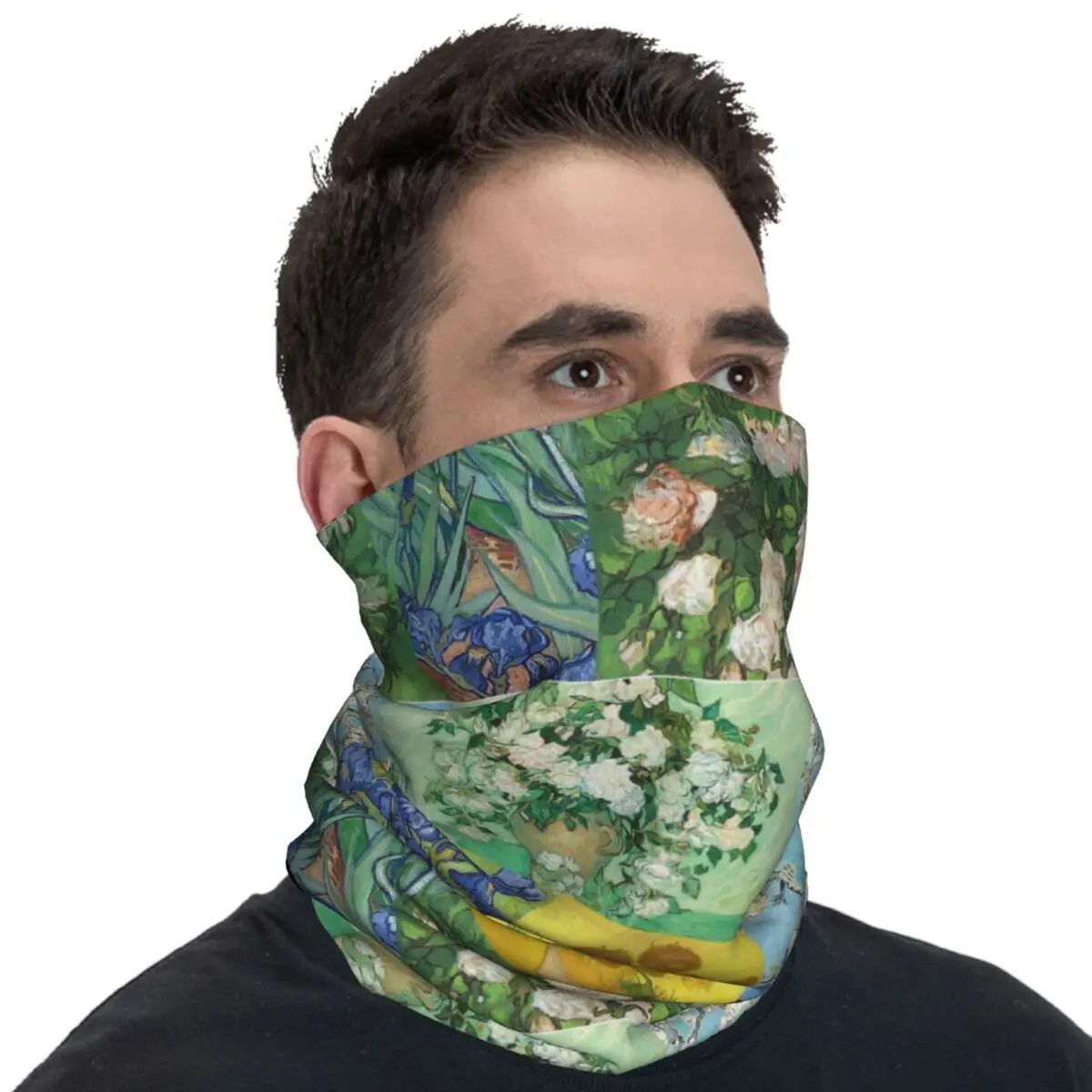 Famous Postimpressionist Painter Vincent Van Gogh Bandana Balaclava Autumn Running Travel UVCycling Mask Seamless Soft Face Mask