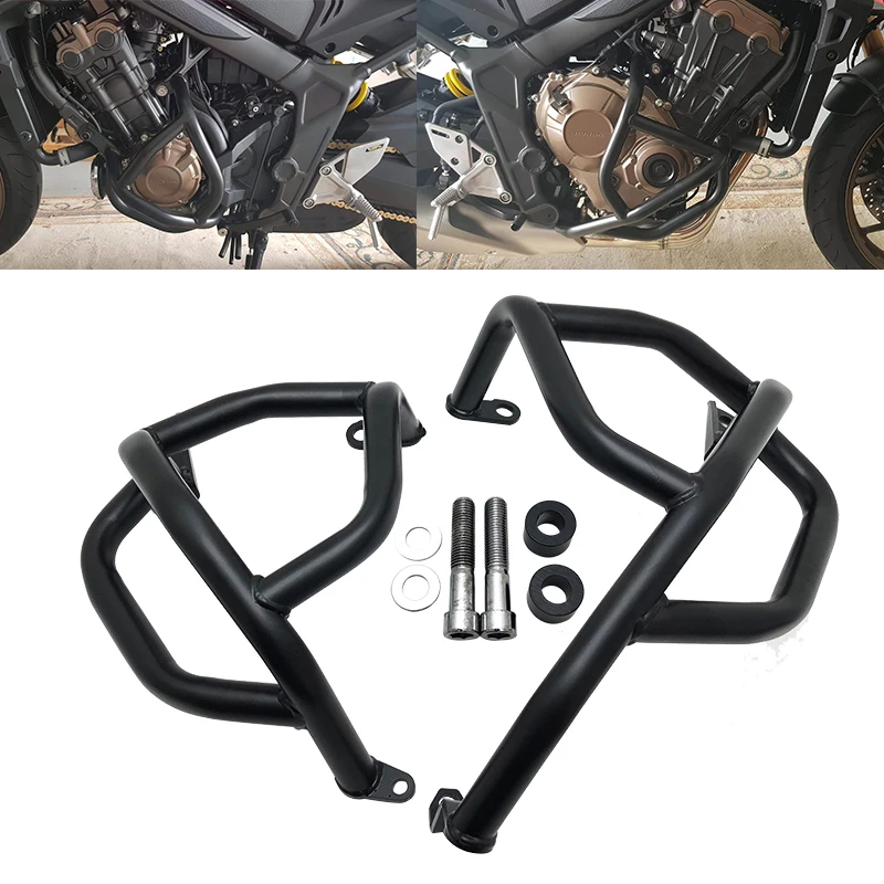 

Motorcycle Engine Guard Crash Bars Bumper Stunt Cage Protection For HONDA CB650R CB 650 R CB650 R 2019 2020 2021 2022