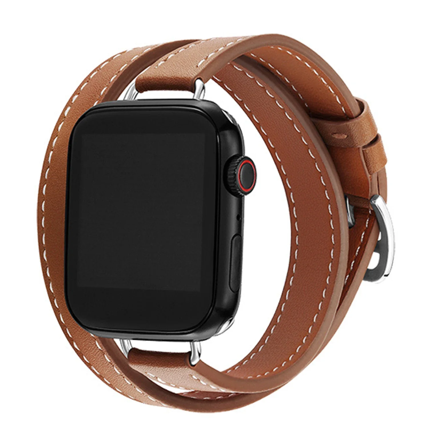 

Кожаный ремешок для apple watch band 49 мм ultra 9 8 7 41 45 мм для iwatch series 6 5 4 SE 40 44 мм 38 42 мм