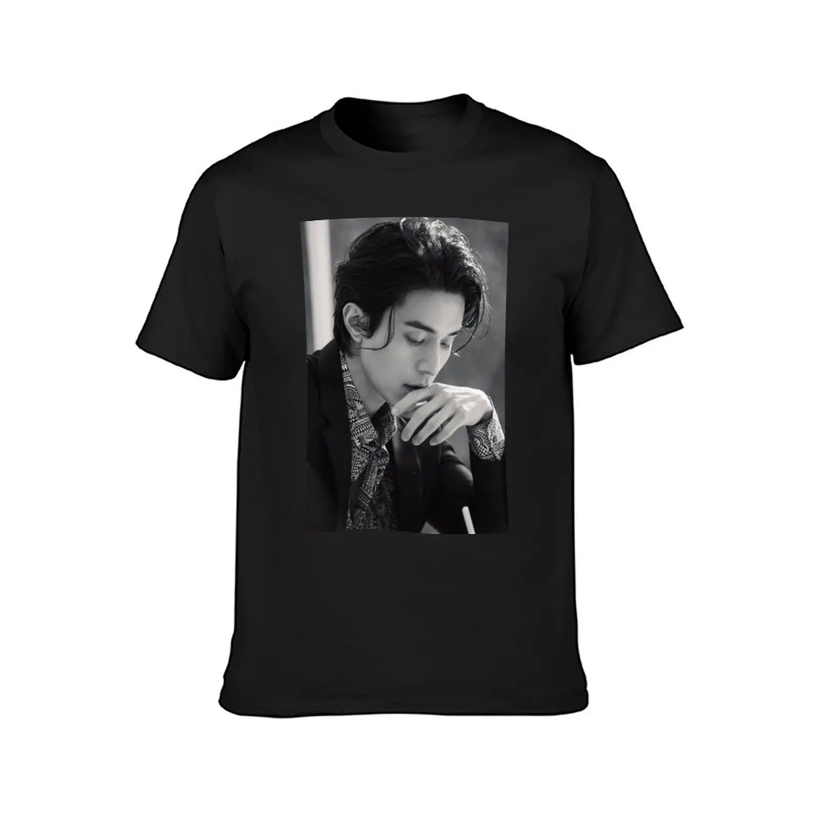 lee dong wook T-Shirt oversizeds boys whites mens white t shirts