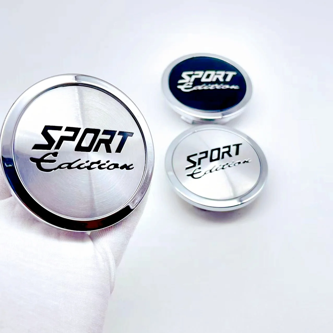 4pcs/lot 76mm SPORT Logo Badge Wheel Center Hub Cap Car Rims Dust-Proof Cover Hubcaps Sticker Emblem Auto Styling Accessories
