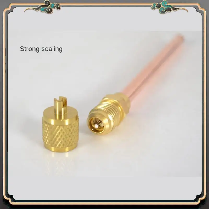 Haste da válvula de acesso haste da válvula cobre 1/4 Polegada sae 1/4 Polegada od 2.755 Polegada haste forte núcleo ac ar condicionado refrigeração