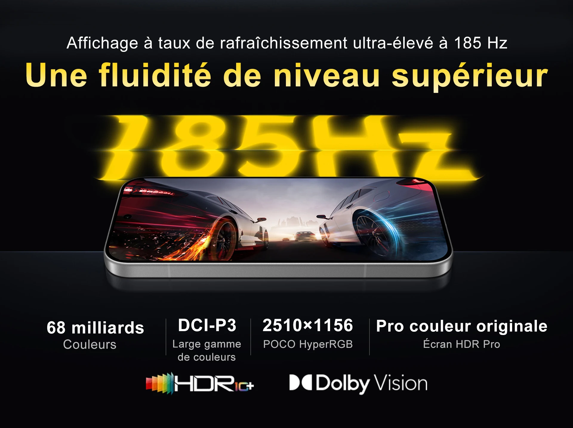 Global Version POCO F9 Pro 5G Smartphone Snapdragon® 8 Elite Gen 5 V Series 6.59' 185Hz Ultra-bright AMOLED Display 6330mAh (Typ) Battery 100W HyperCharge NFC IP68