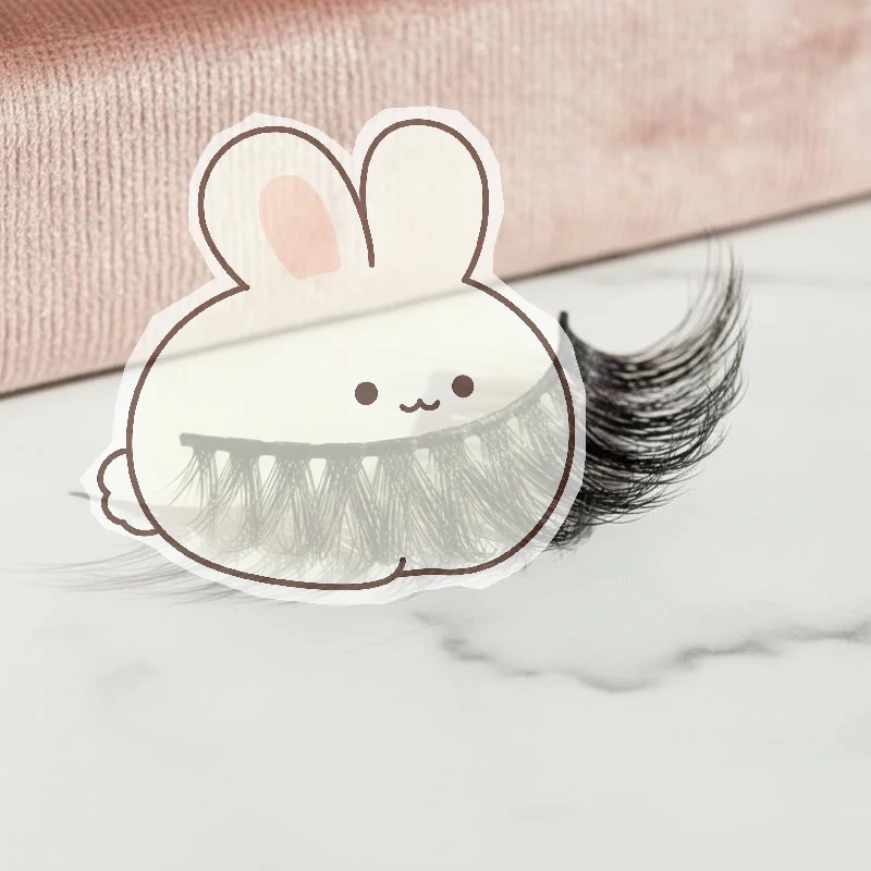 5 Pairs Fox Eye False Eyelashes Long Lasting Curl Mink Lashes Natural Dramatic Volume for Party Night Out
