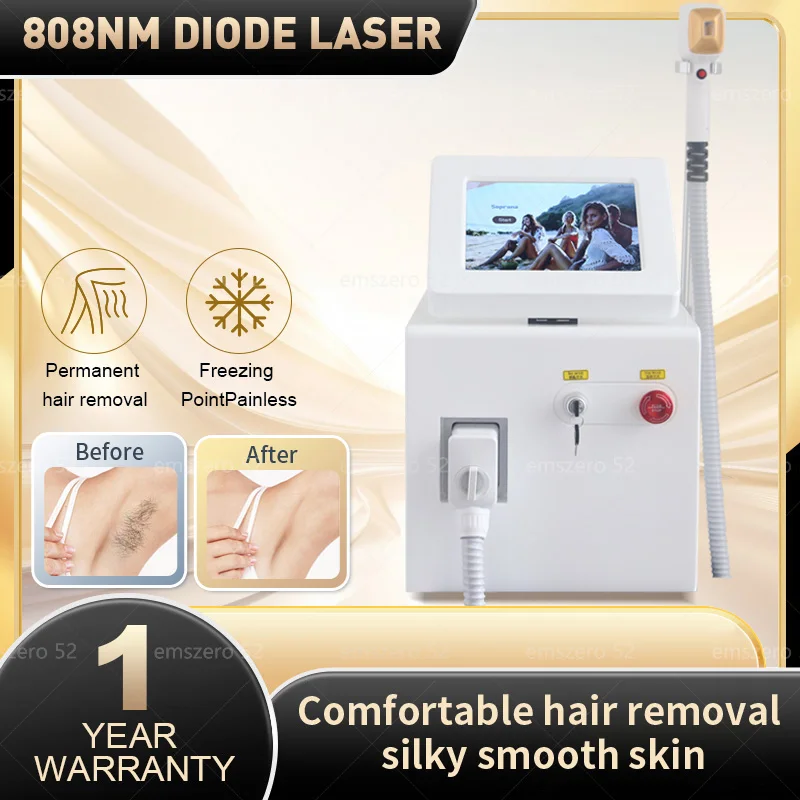 

2025 808nm 3000W 755 1064 808 Diode Laser Hair Removal Machine Permanent Cooling Head Painless Epilator