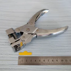 T Slot Shape Cut PVC Plastic ID Cutter Paper Tag Tool Plier Hole Identity Puncher Punch stationery Office Badge Card paperboard