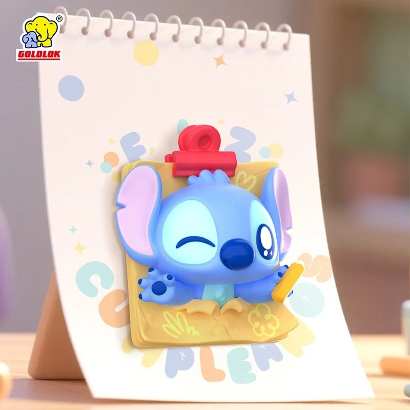 Magnet Kulkas Seri Stitch Lucu Asli Blind Box Figurine Meja Kerja Unik Hadiah Ulang Tahun Natal Tahun Baru