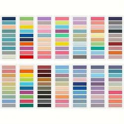 1200 Sheets/6 Sheets 800 Sheets/4 Sheets 600 Sheets/3 Index Stickers, Transparent Notes, Waterproof Stickers, Random Stickers for School Office Reading Notes