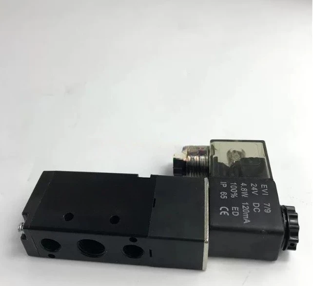 Solenoid valve V5221-08 V5221-06 AC220V DC24V two-position five-way directional valve