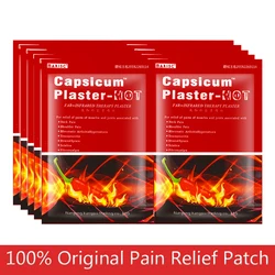 80Pcs Hot Pain Relief Patch Capsicum Medical Plaster Treat Muscle Strain Back Pain Knee Joint Ache Self-Heat Adhesive Stickers