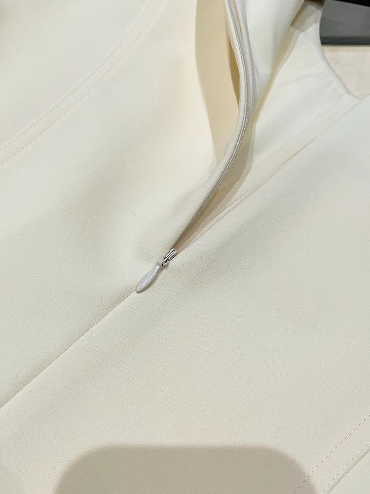 Hoge taille A-lijn Dr zonder Sves Bloemen verfraaid iny Pailletten Taille-kalkende Franse Sle Zomer Dr