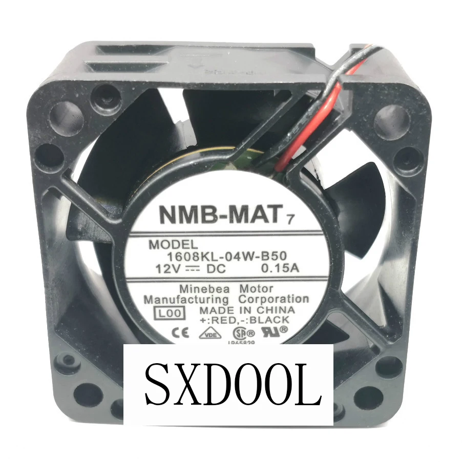 

New NMB 4020 12V 0.15A 1608KL-04W-B50 40mm 4cm DC Brushless Double Ball Bearing Cooling Fan