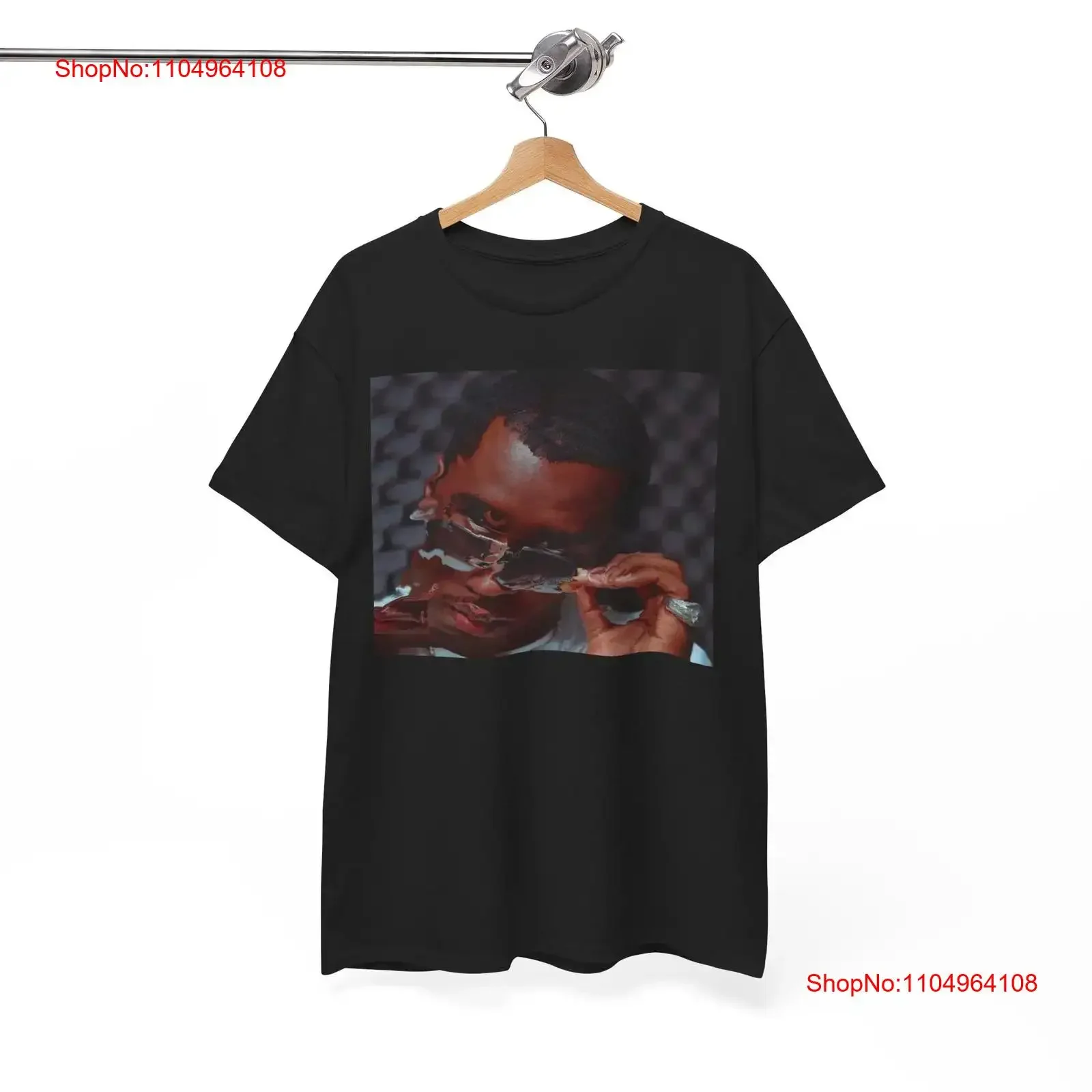 

Rapper Diddy Glitch Heavy Cotton T Shirt vintage Washed Unisex homme Stretched Stylish Comfortable streetwear Breathable