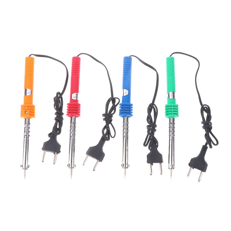 30W Welding Soldering Iron With Plastic Handle Soldering Iron Welder Tool 220V Electric Solder Iron Random Color