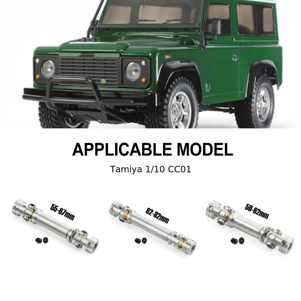 

RCGOFOLLOW Стальной универсальный приводной шарнир Rc Универсальный приводной шарнир для 1/10 1/14 CC01 56301 56304 56309 56314 TT01 TT02