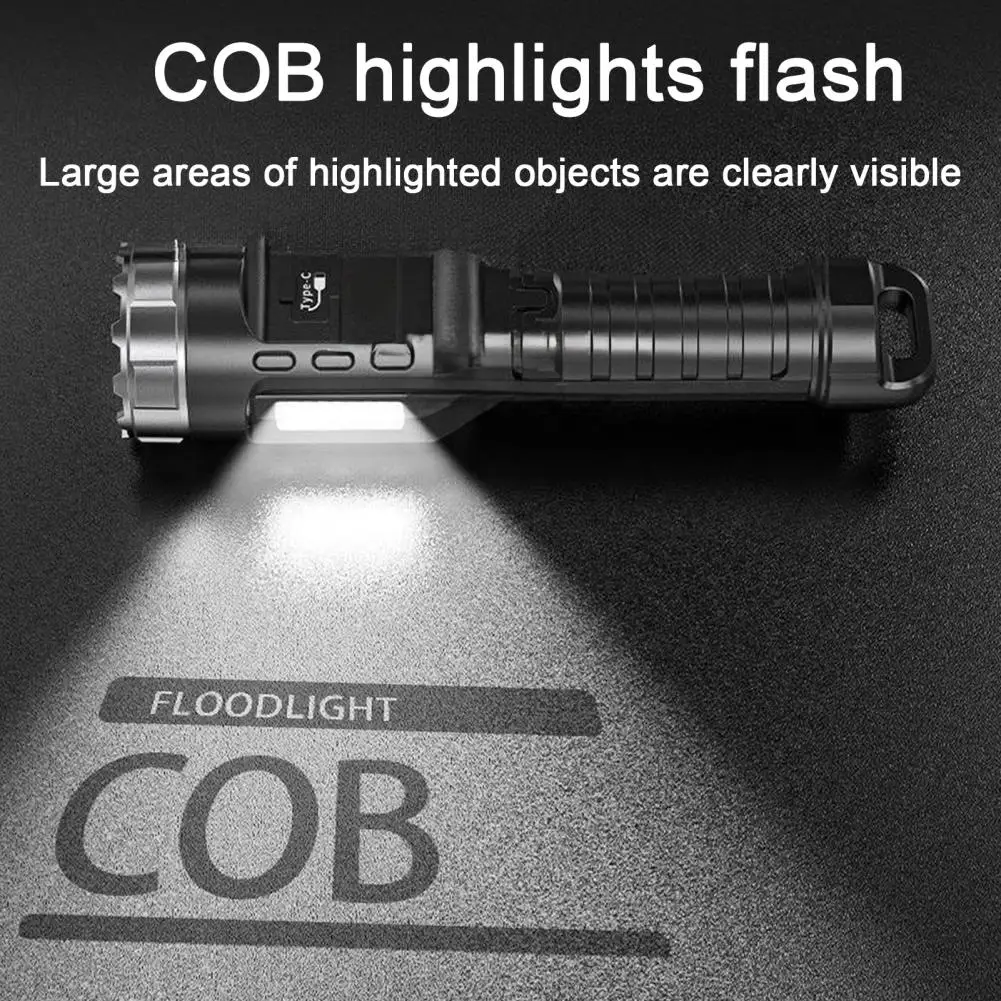 Rechargeable Flashlight Mini Flashlight Super Bright Waterproof Led Flashlight with Multiple Modes Essential Camping for Outdoor