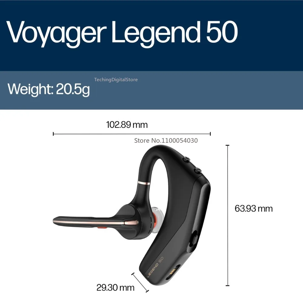 Poly Voyager Legend 50 UC/Legend 50 Bluetooth ヘッドセット AI
