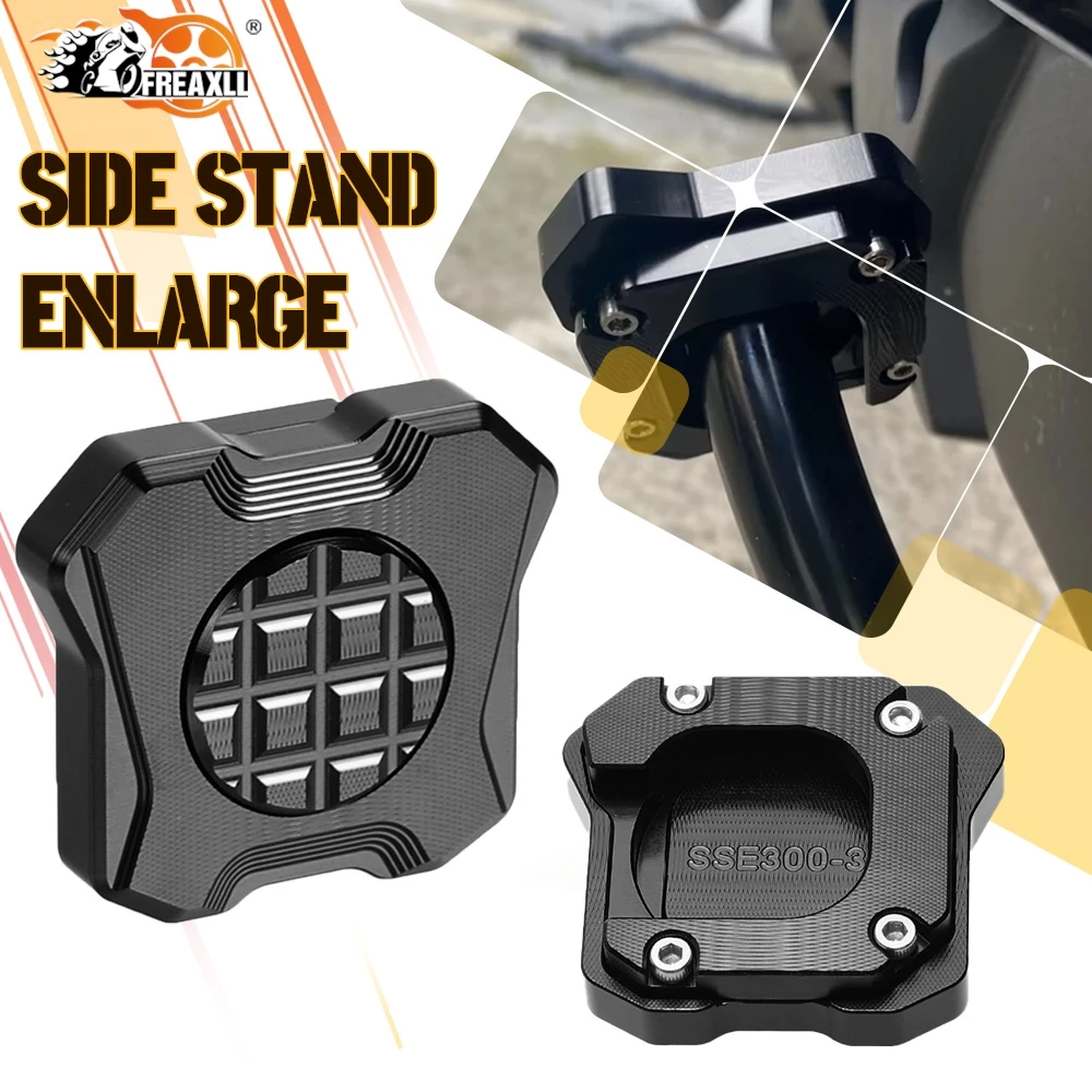 

FOR YAMAHA XMAX XMAX300/XMAX125/XMAX250 ALLYEARS 2025 2024 2023 Foot Side Stand Extension Enlarger Plate Pad Support Kickstand