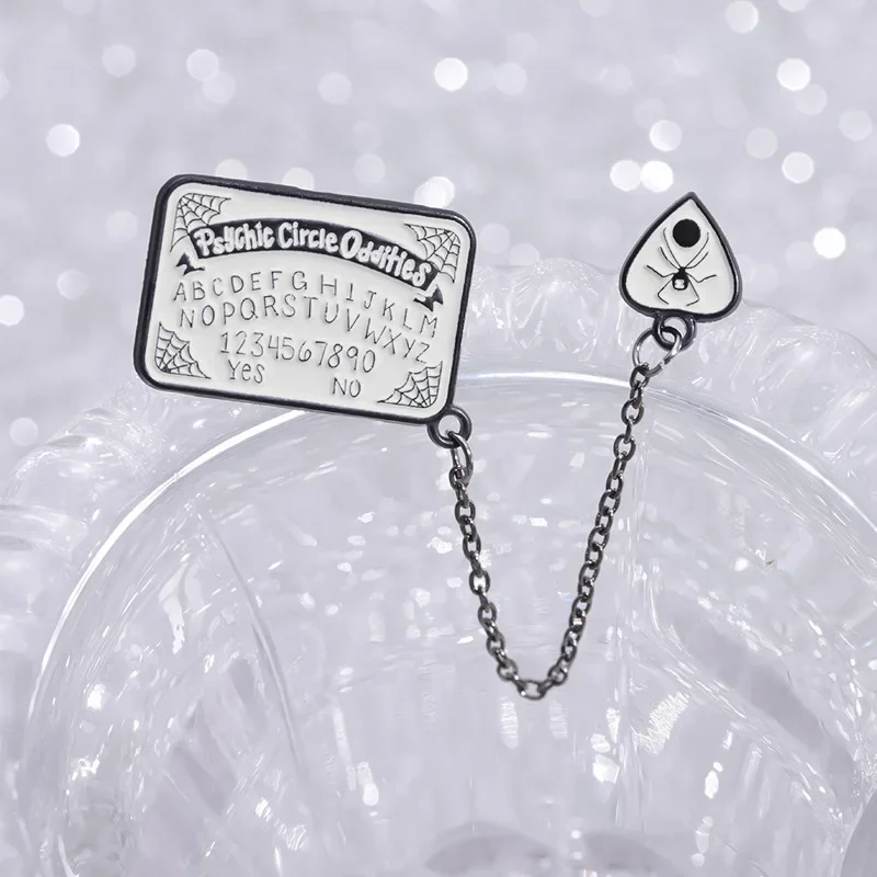 Psychic Brooch Simple English Metal Badge Small Gift Wholesale Bag Pins for Caps Cap Pin Backpack Accessories Lapel Badges Hat