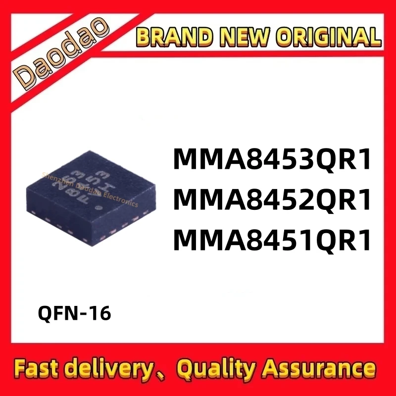

Quality Brand New MMA8453QR1 MMA8452QR1 MMA8451QR1 IC Chip QFN-16