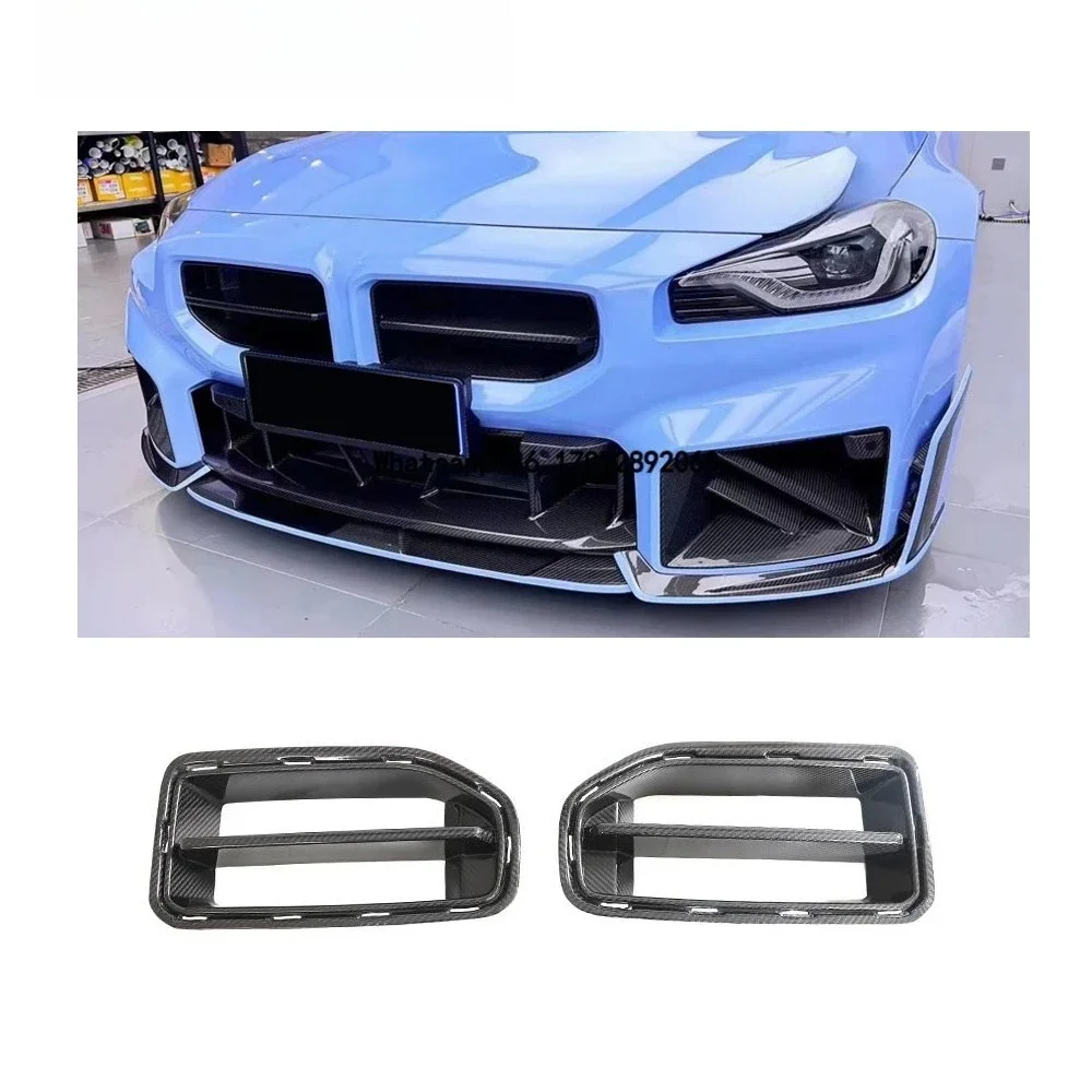 

Real Carbon Fiber Front Upper Grille Bumper Cover Fits for BWM M2 G87 2022 2023