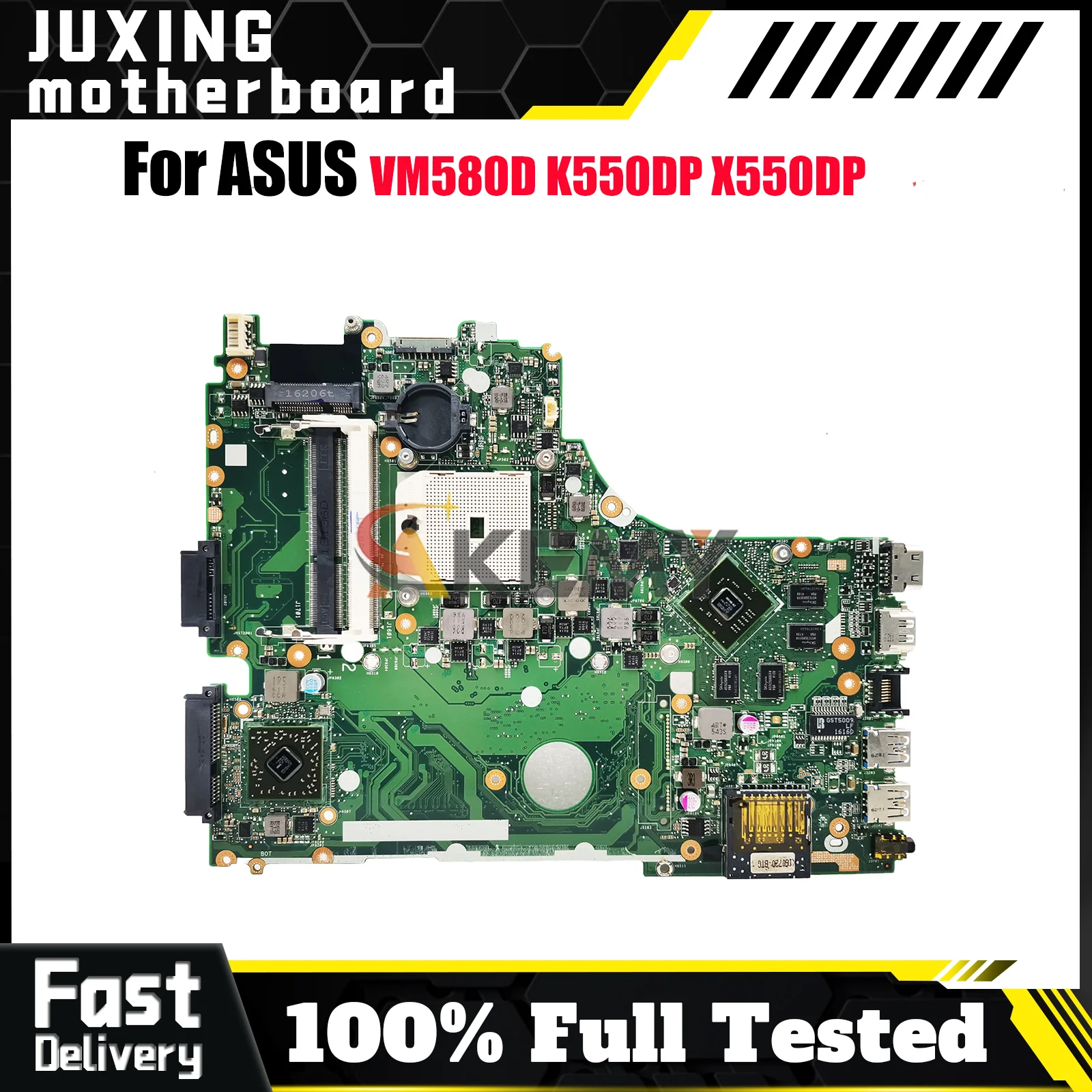 

X550DP Laptop Motherboard For ASUS VivoBook X550D K550DP X550DP VM580D Notebook Mainboard in stock 100% tests OK fast shipping