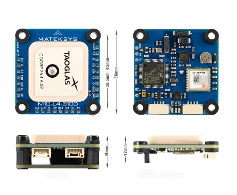 MATEK M10-L4-3100 ArudPilots AP_PERIPH DroneCAN BAROMETER GNSS COMPASS GPS Module for RC Multirotor Airplane