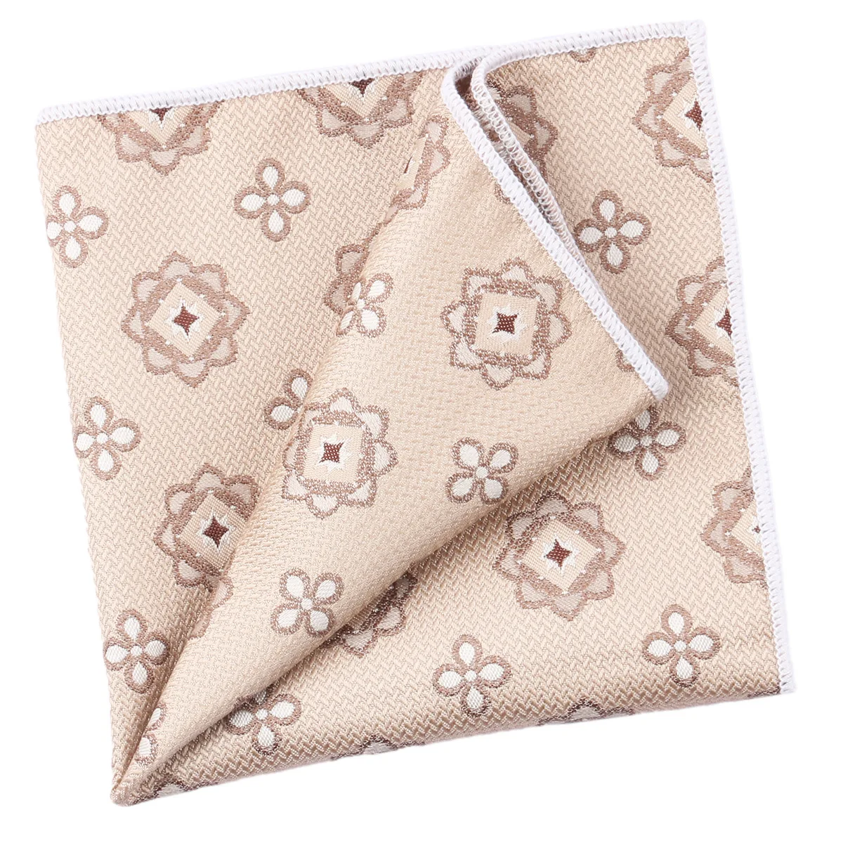 2 قطعة بدلة رجالية رسمية للأعمال وشاح جيب قميص مربع صغير منديل بدلة الصدر وشاح حريري إكسسوارات لون القهوة