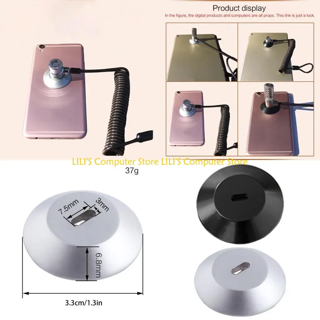 

A52B Durable Notebook Anti Theft Portable Lock Hole Round Tablet Laptop For Pad MacBooks