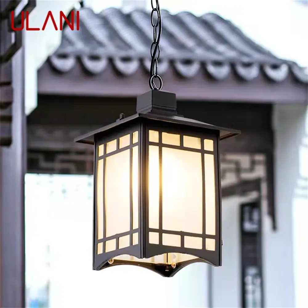 

ULANI Classical Pendant Light Retro Modern Outdoor LED Lamp Waterproof for Home Corridor Decoration