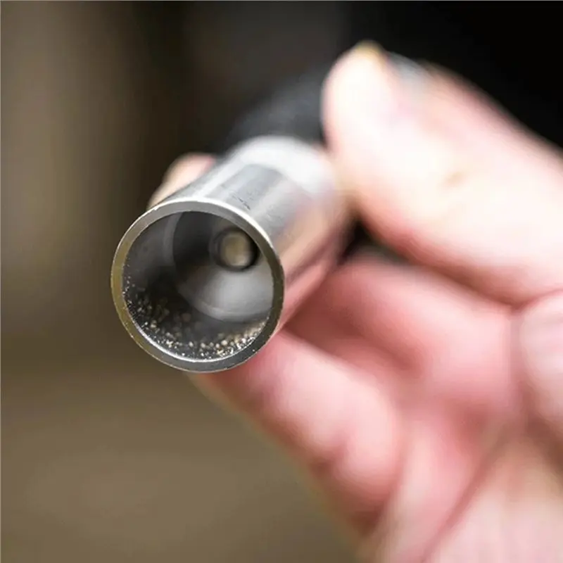 Manual Stainless Steel Thumb Push Pepper Mill Seasoning Grinder For Peppercorns, Sea Salt& Spices- Grinders For Outdoor